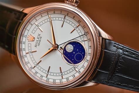 rolex with moon phases|rolex cellini moonphase price.